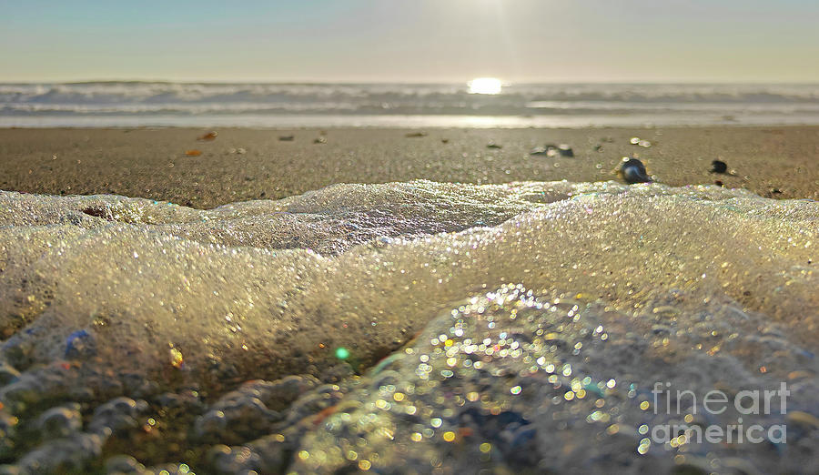 Sea Foam 1 Photograph by Michael Rock