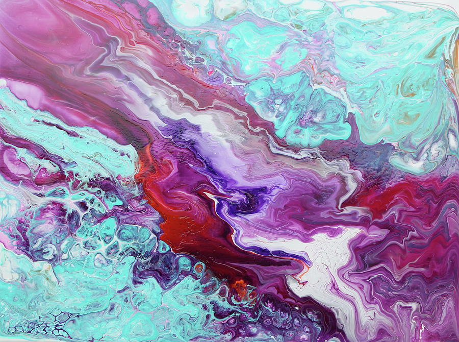 Sea Foam Painting by Madeleine Arnett