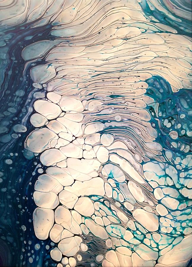 Sea Foam  Painting by Sue Goldberg