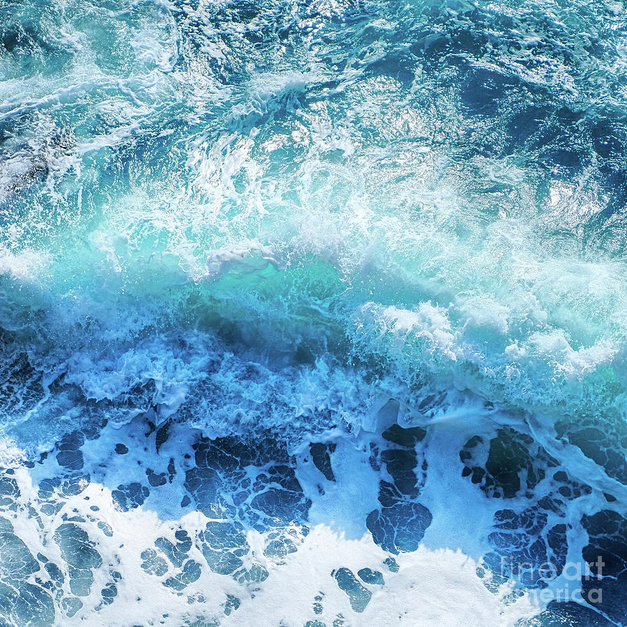 Sea  Foam Digital Art by - Zedi -