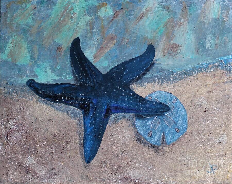 Sea Friends in Blue Painting by Jenny Payne of Sister Moon Ateliers ...