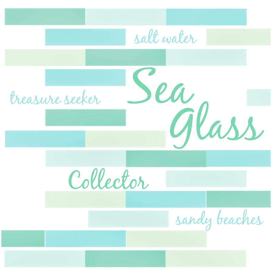 Sea Glass Collector Digital Art by Angie Tirado