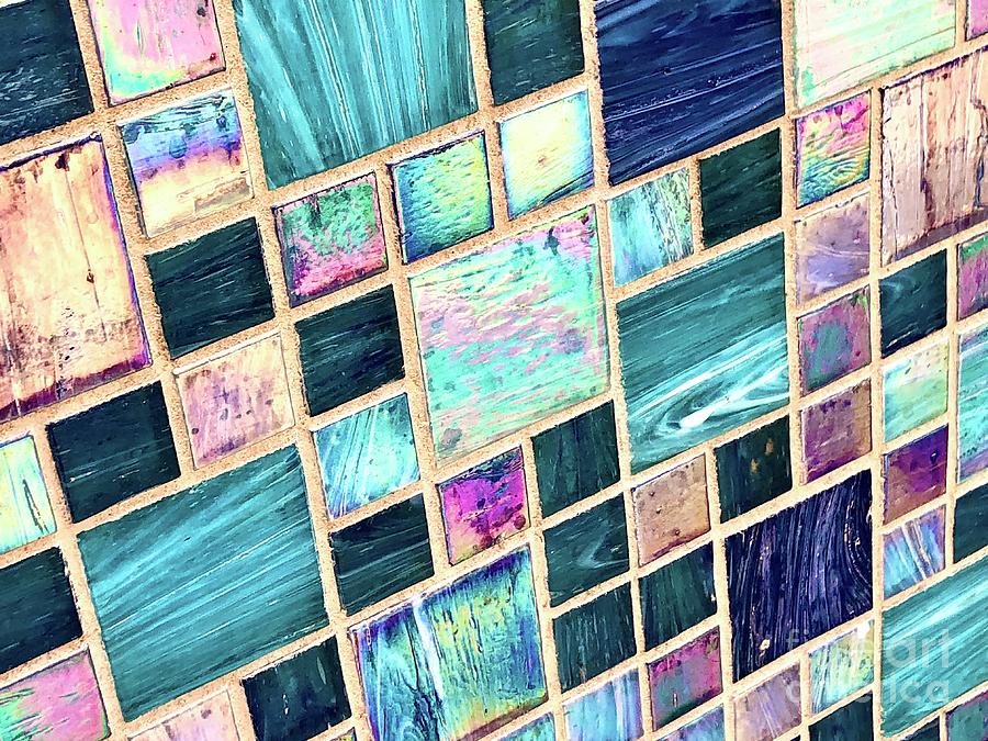 Sea Glass  Fantasy Mosaic  Photograph by Carol Riddle
