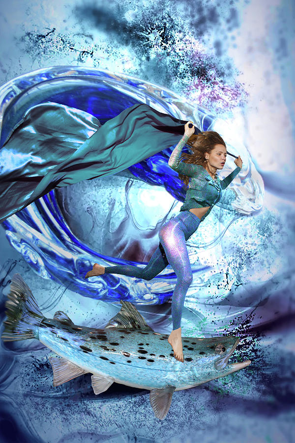 Sea Goddess 4 Digital Art by Lisa Yount
