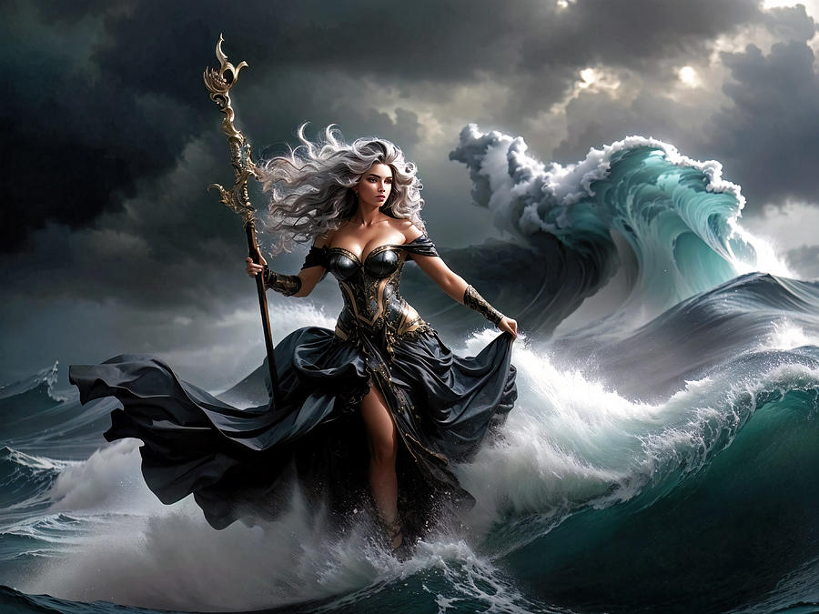 Sea Goddess Digital Art by Grant Glendinning