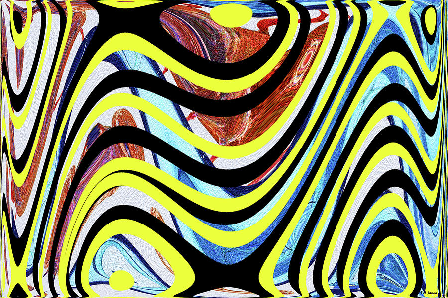 Sea Gull On Light Abstract 1de Digital Art by Tom Janca