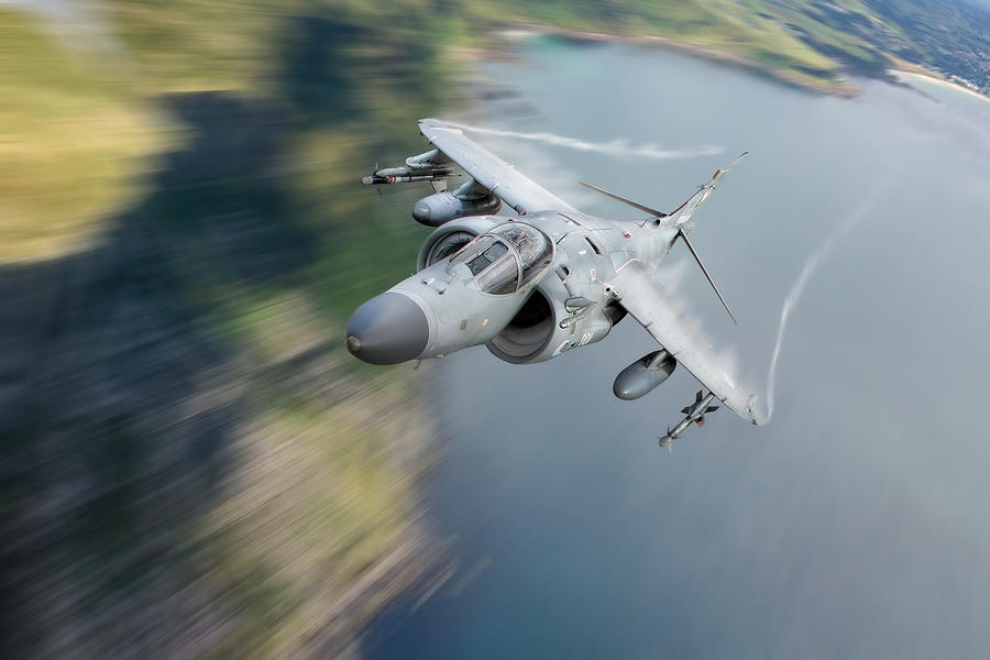 Sea Harrier Digital Art by Airpower Art