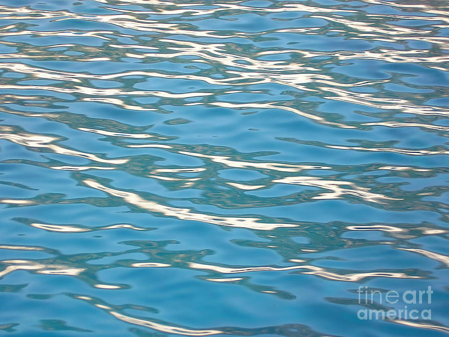 Greek Photograph - Sea illusions blue and white by Paul Boizot