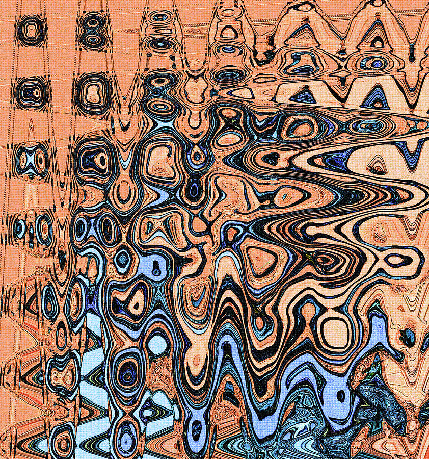 Sea Lions Abstract 5180p1ata Digital Art by Tom Janca