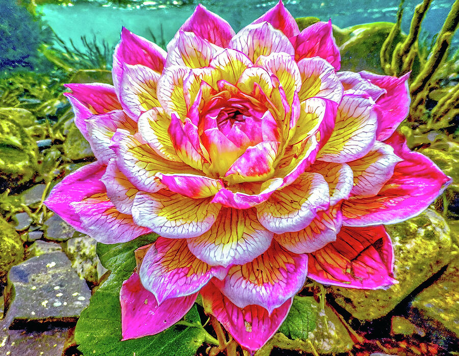 Sea Lotus Flower Digital Art by Don Wright