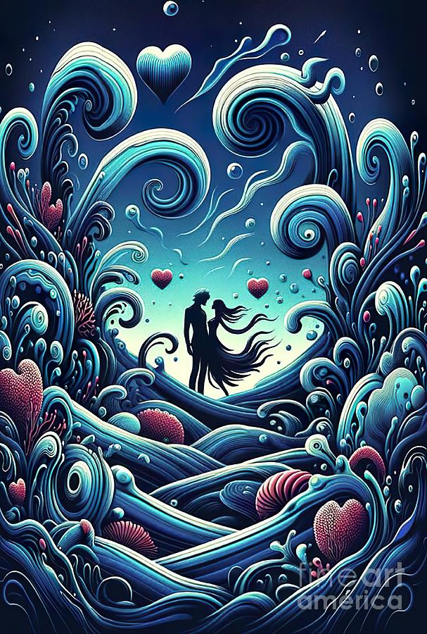 Sea of Love, music poster Digital Art by Movie World Posters