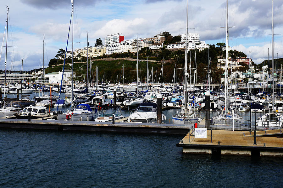 Sea of Masts in Torquay Photograph by Jeremy Hayden