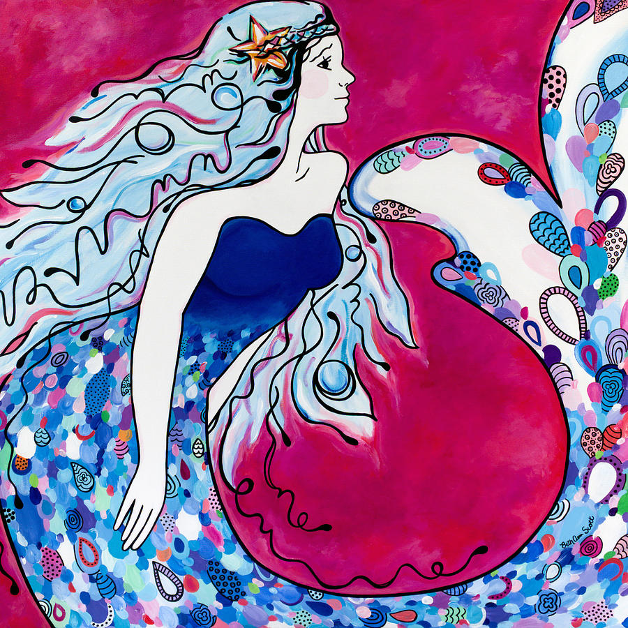 Sea Princess Painting by Beth Ann Scott
