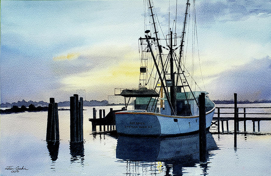 Sea Rover, Daytona Beach Painting by Jim Gerkin