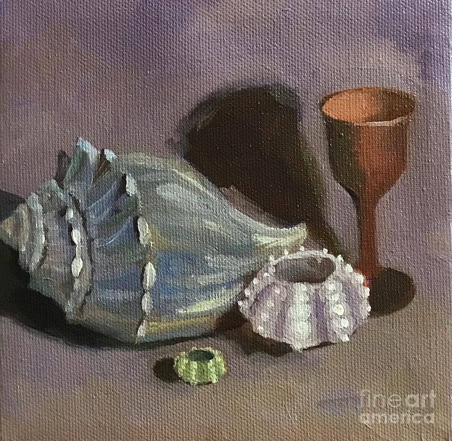 Sea Shell Still Life Painting by Anne Marie Brown