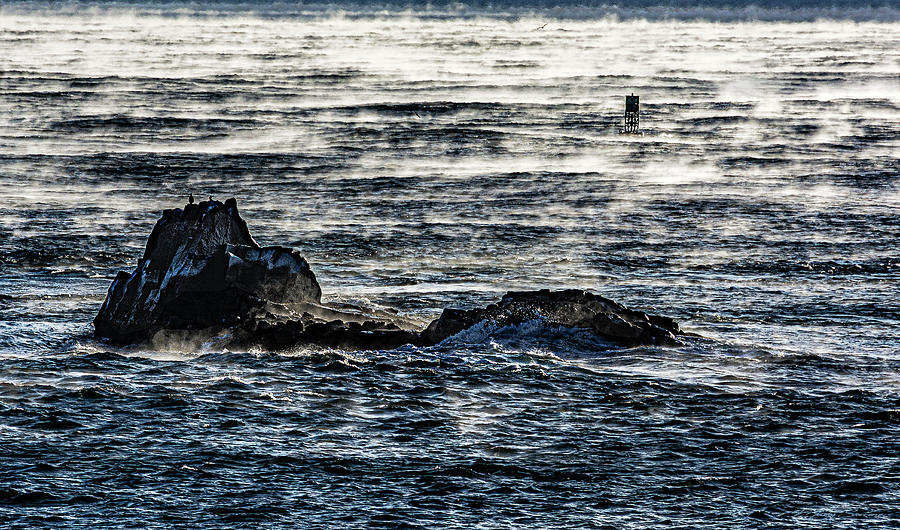 Sea Smoke At Sail Rock Photograph by Marty Saccone