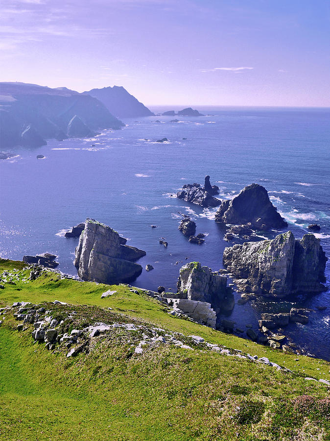 Sea Stacks - County Donegal Coastline Photograph by Lexa Harpell