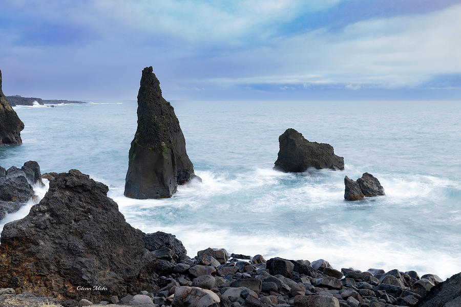 Sea Stacks on a rocky beach Photograph by GLENN Mohs