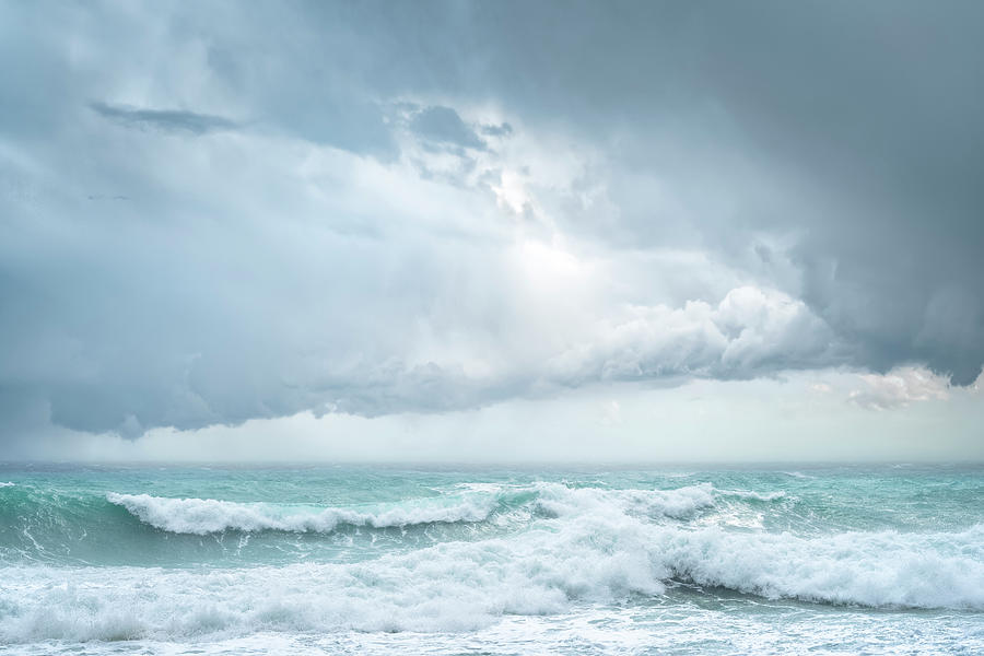 Sea storm 8 Photograph by Giovanni Allievi