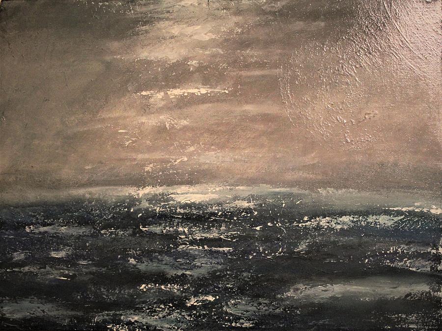 Sea Storm Painting by Kerry Ramirez - Fine Art America