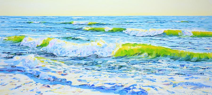 	Sea. Sunny day. Painting by Iryna Kastsova