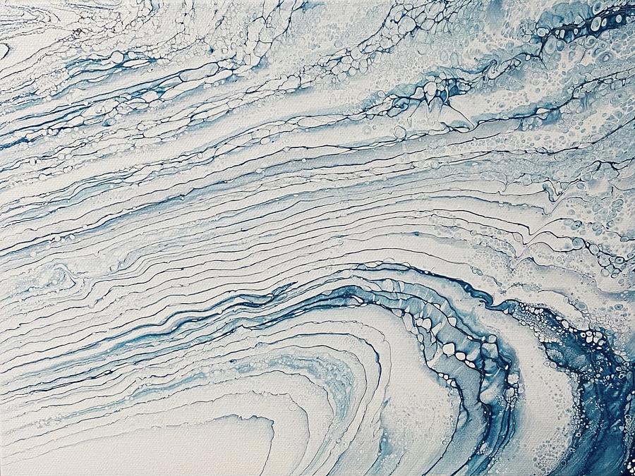 Sea Swirl Painting by Robin Smith