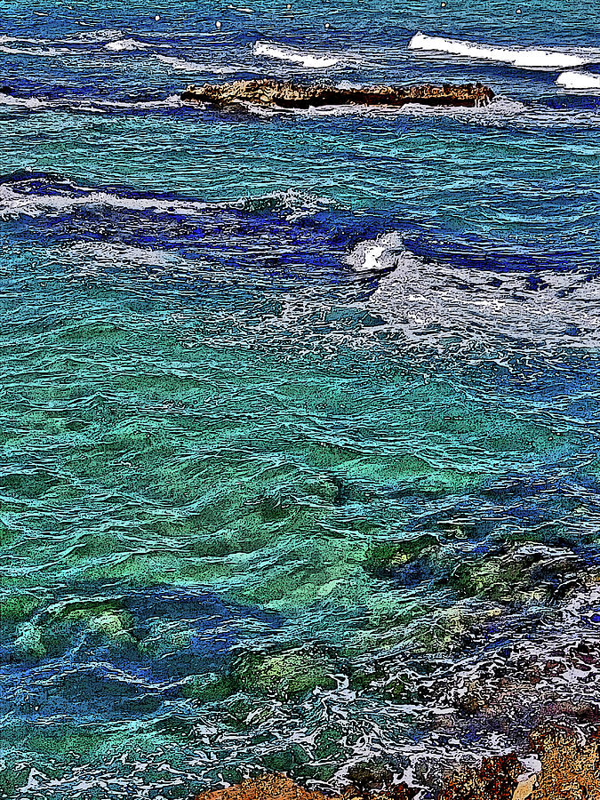 Sea. Textures. Digital Art