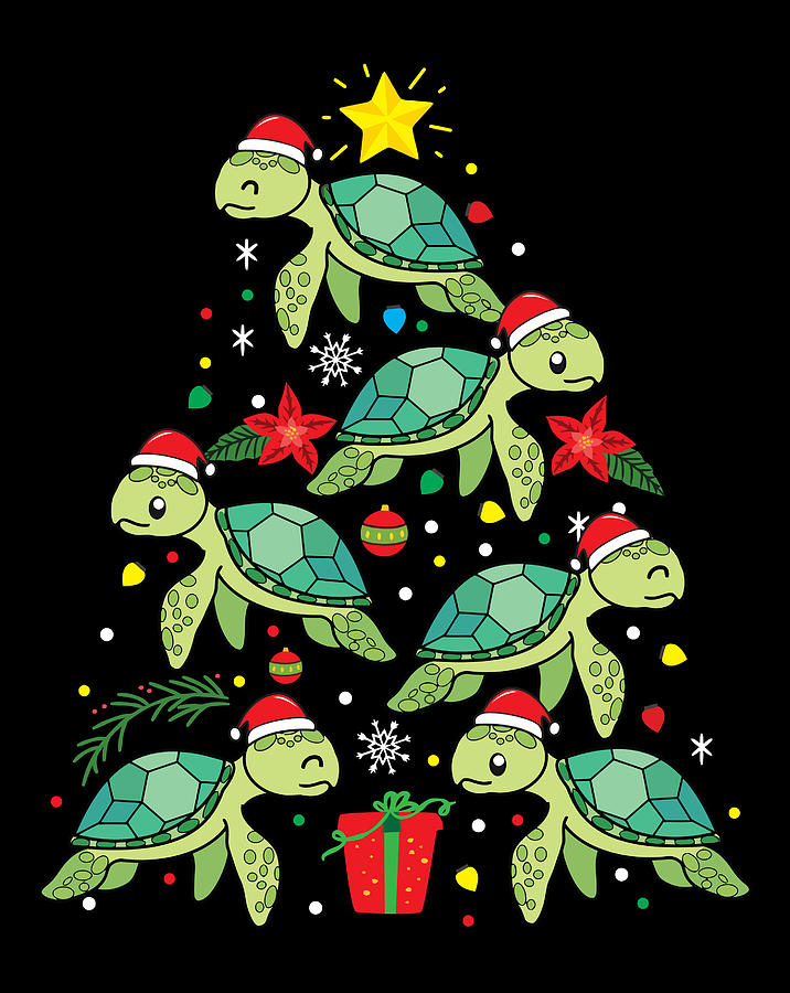 Sea Turtle Christmas Ornament 