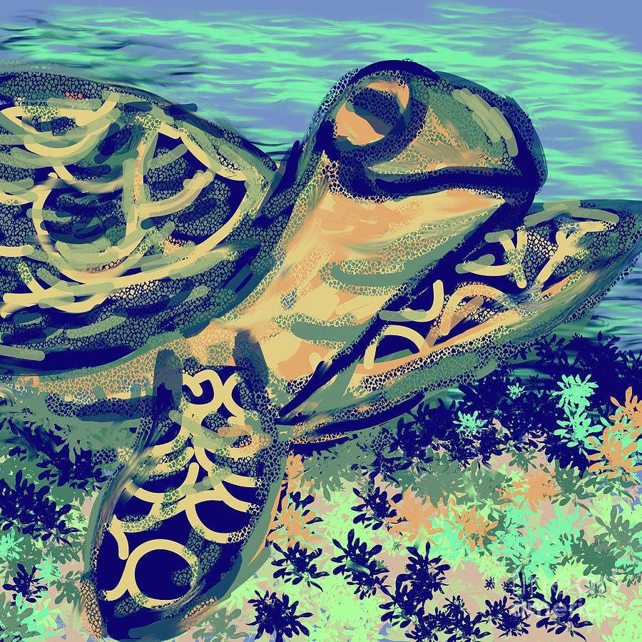 Sea Turtle Digital Art By Owen Mccafferty Fine Art America