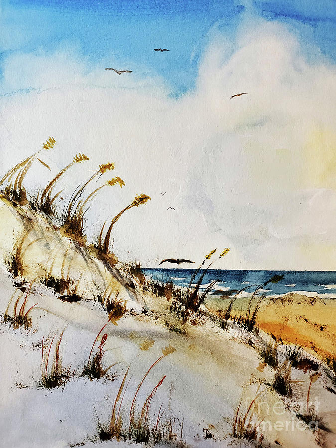 Sea View Painting by Sharon Williams Eng