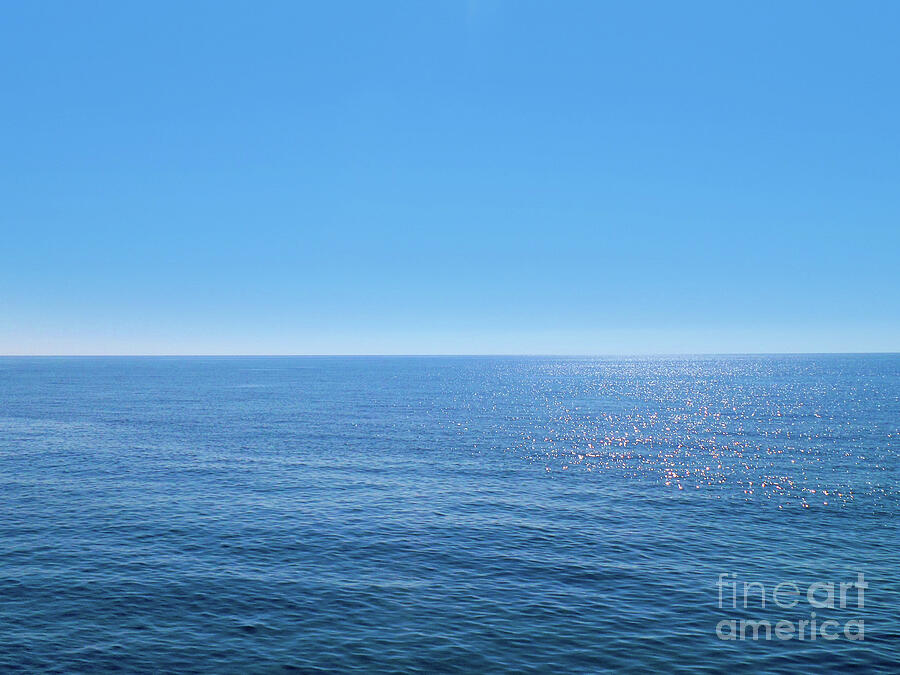 Sea views of Blue and White 2 Photograph by Francesca Mackenney