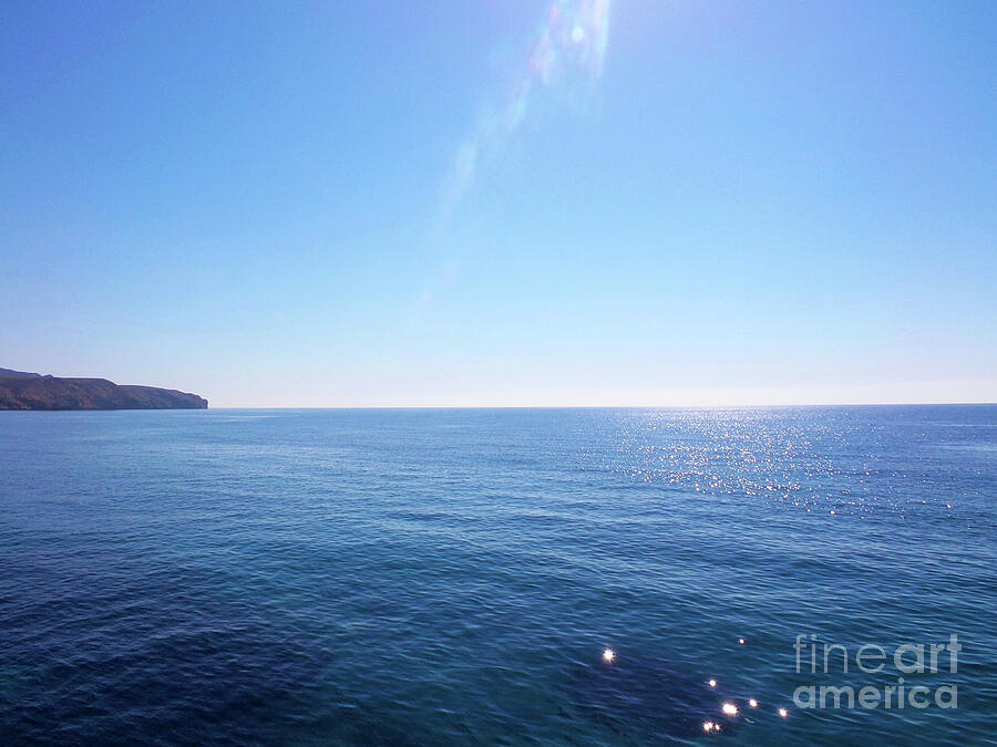 Sea views of Blue and White Photograph by Francesca Mackenney
