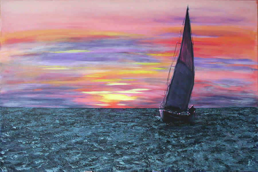 Sea Walk  Painting by Svetlana Samovarova
