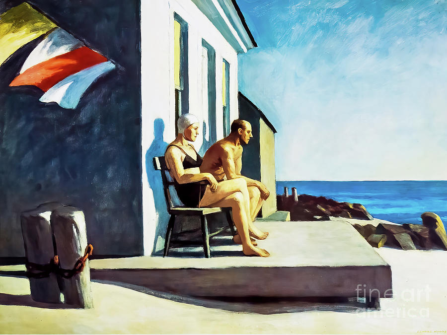 Sea Watchers 1952 Painting by Edward Hopper