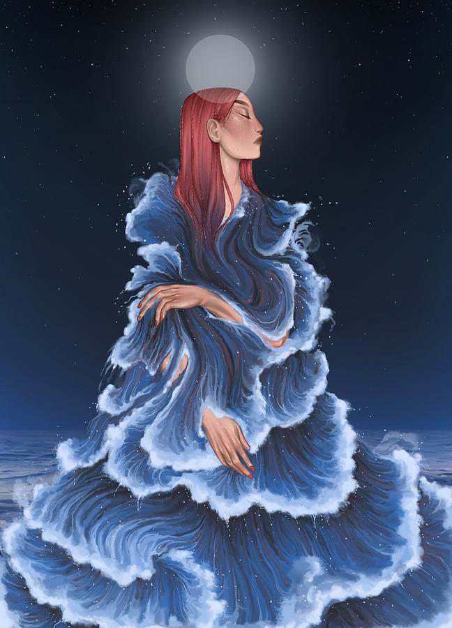 Sea Witch Digital Art by Zoe Lauren - Fine Art America