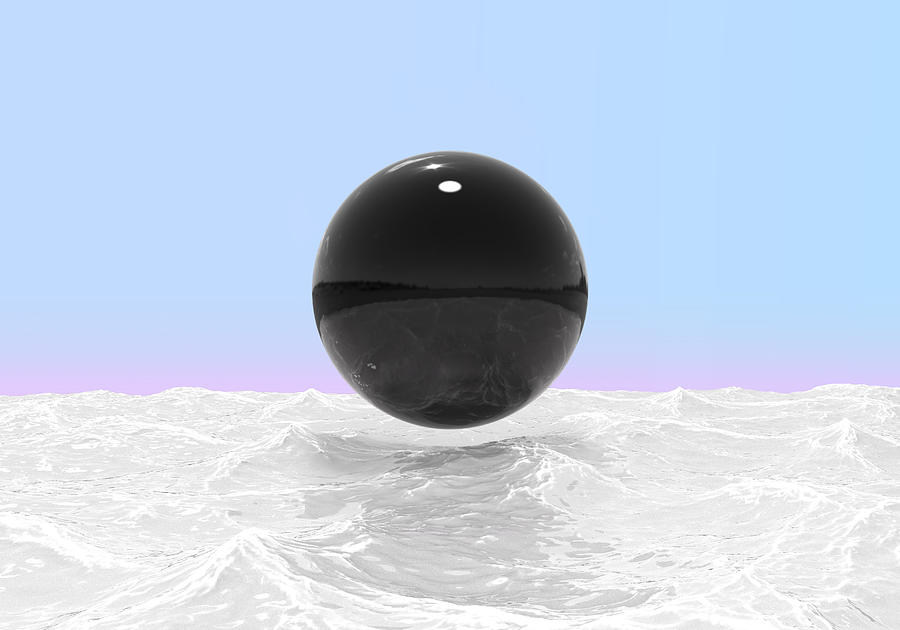 Seaball Digital Art by Ted Kessler