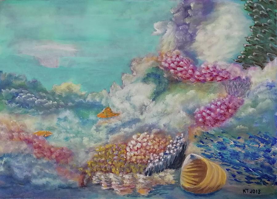 Seabed Painting By Terez Kalman - Fine Art America