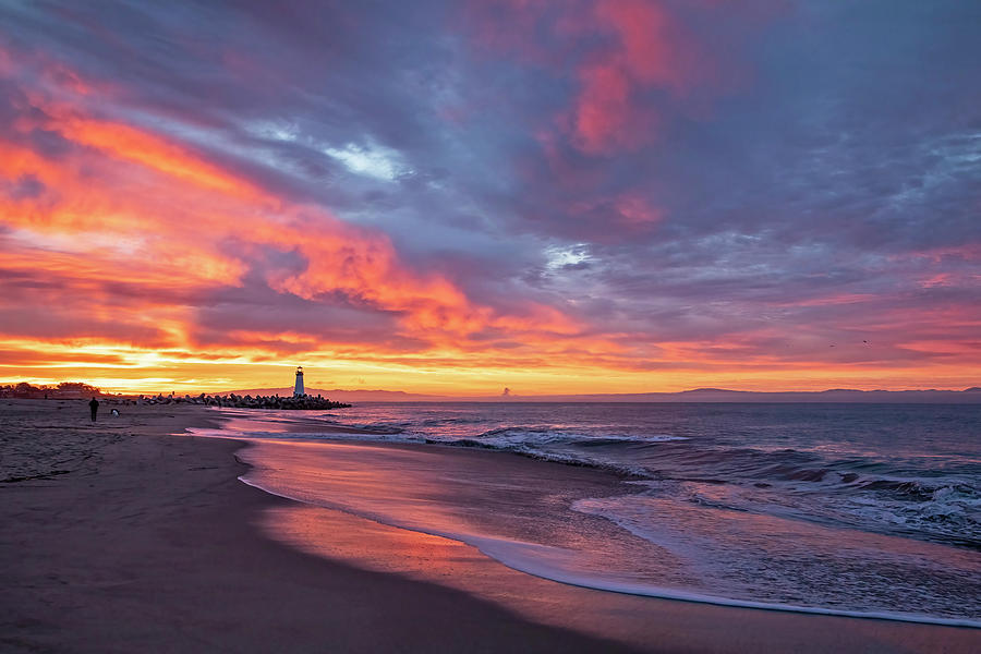 Seabright Beach Sunrise #6 Photograph by Carla Brennan