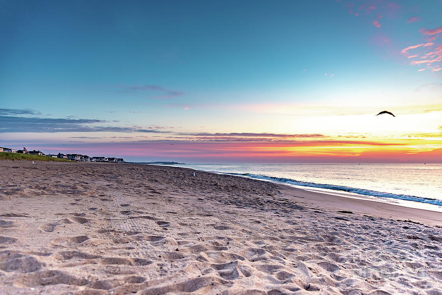 Seabrook Beach Sun Rising Photograph