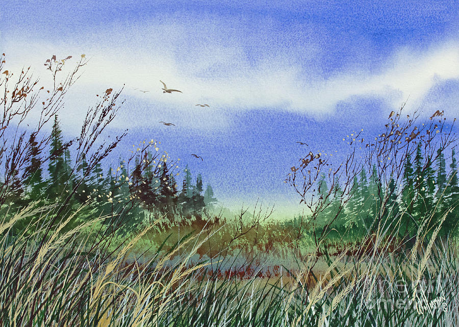 Seacoast Meadow Painting by James Williamson