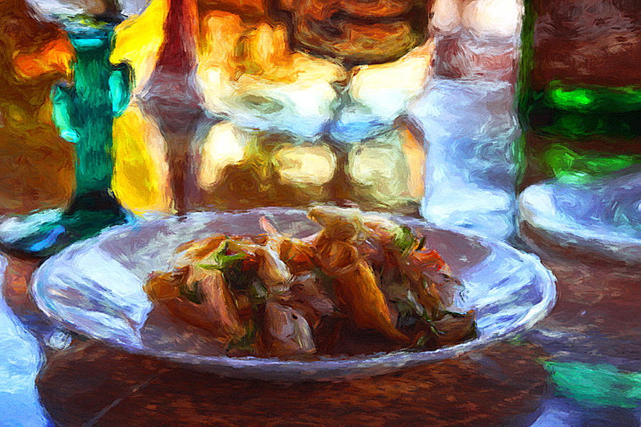 Seafood pastries in Baja California Digital Art by Tatiana Travelways