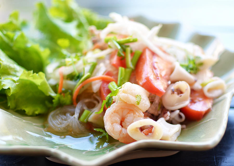 Seafood Salad Photograph by RusN