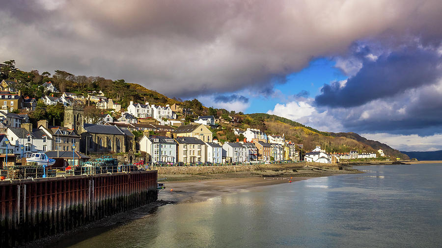 Seafront, Aberdovey, Gwynedd, Wales, Uk Photograph