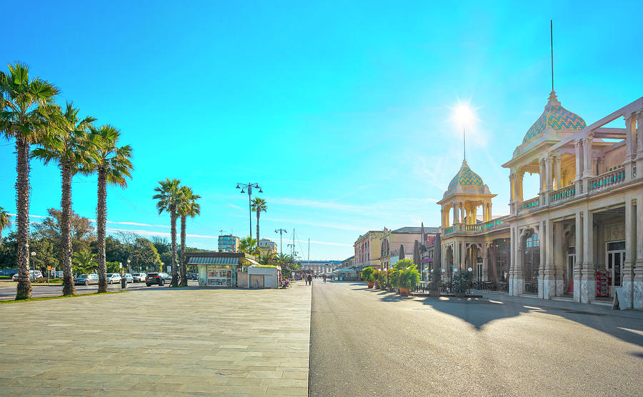 Seafront Promenade in Viareggio Photograph by Stefano Orazzini
