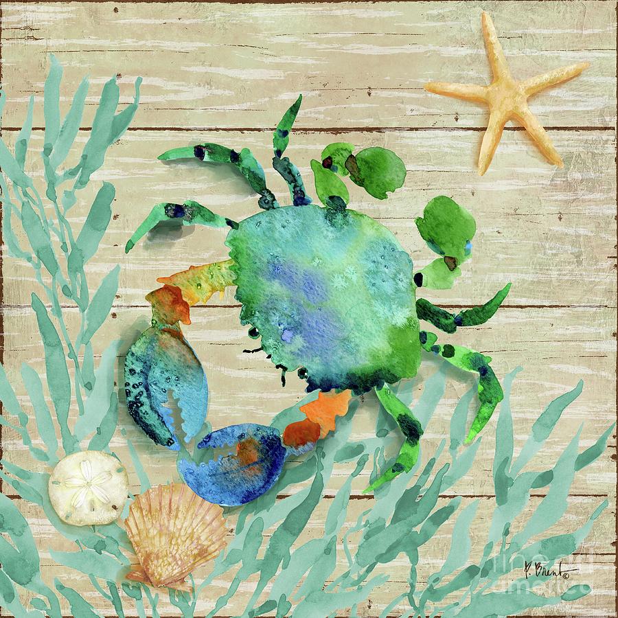 Shell Painting - Seagrove Crab II by Paul Brent