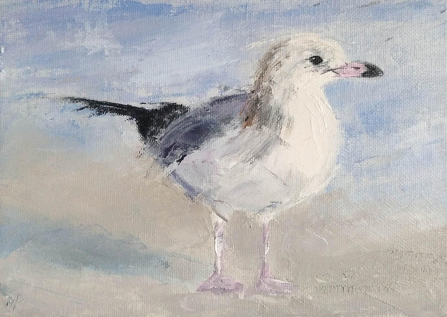 Seagull art Painting by Iryna Khort | Fine Art America