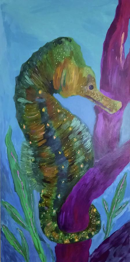 Seahorse Painting by Robert Ransom - Fine Art America