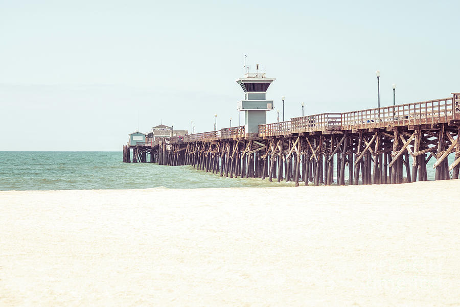 Seal Beach Pier California Photo Photograph by Paul Velgos