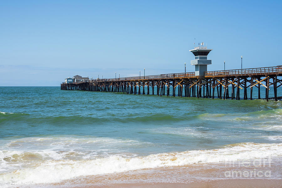 Seal Beach Pier California Picture Photograph by Paul Velgos