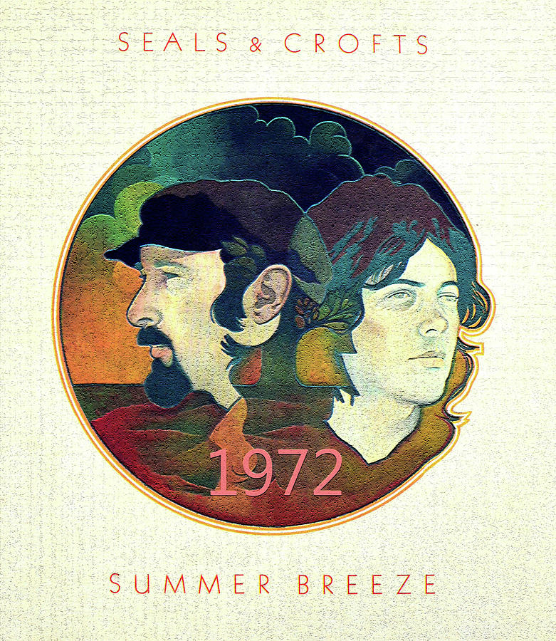 Seals and Crofts Summer Breeze 1972 Mixed Media by David Lee Thompson